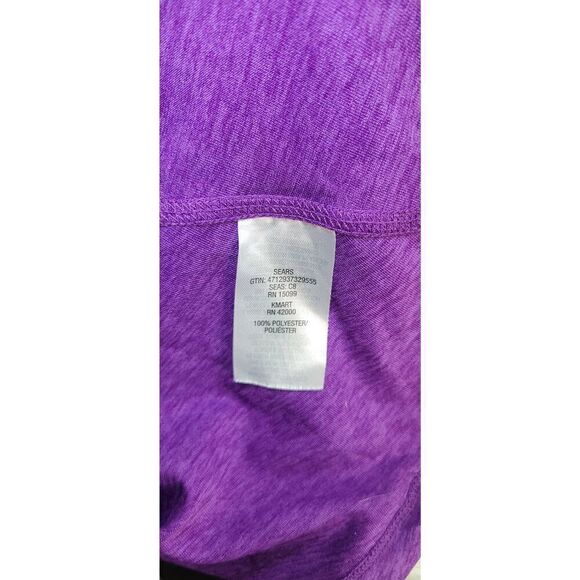 Everlast Purple Activewear Tank Sz L Scoop Neck - Picture 5 of 5